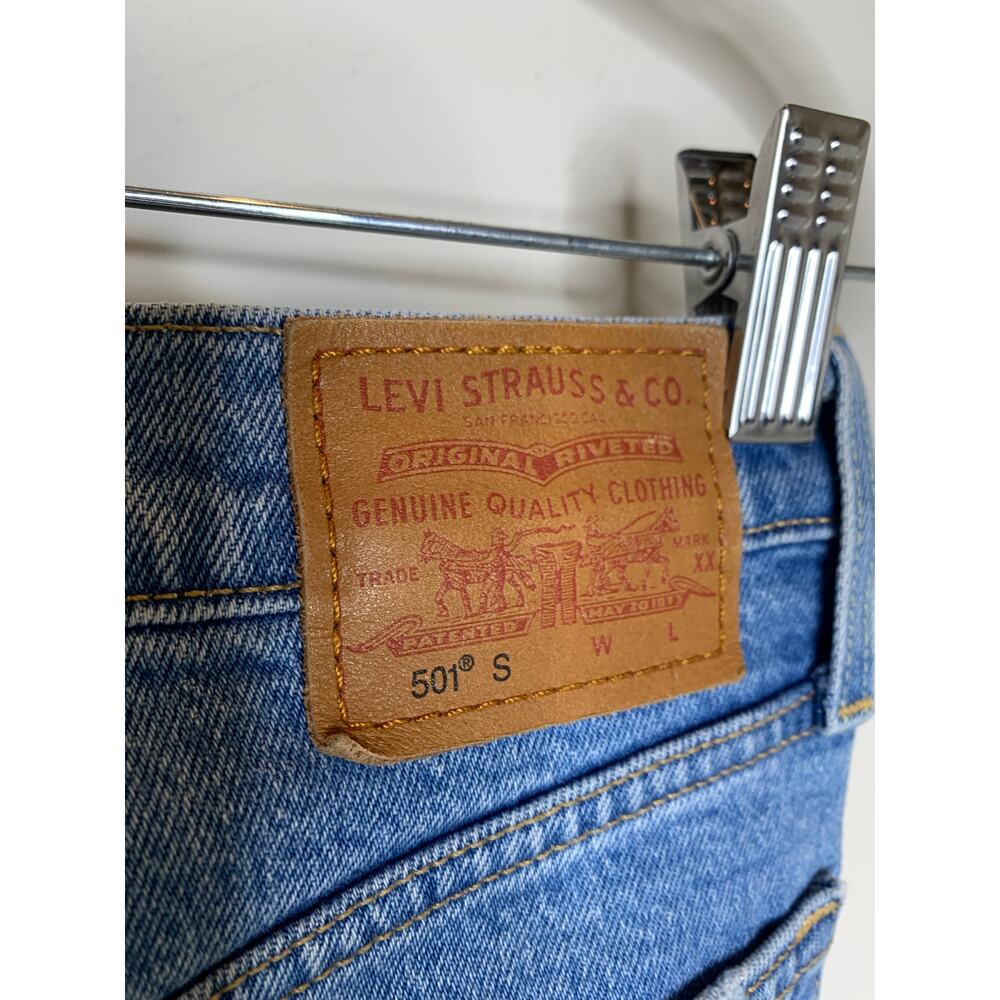 Levi's Premium 501 Slim Jeans Medium Wash Sz 26 x 28 - Picture 9 of 10